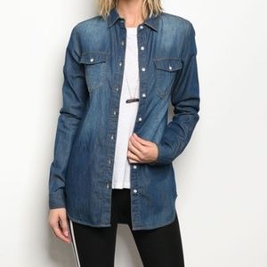 Jaiden Denim Long Sleeve
